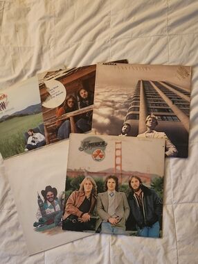 America 5 Vinyl Record Album Set - Some Never Played -- Covers Have Some Wear